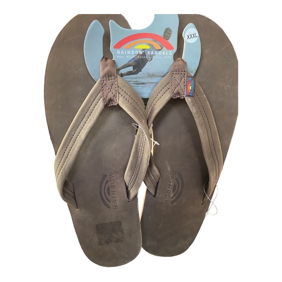 Rainbow Single Layer Premier Leather 301 Alts Men's Sandals XXXL Size 13.5-15 - Picture 10 of 13